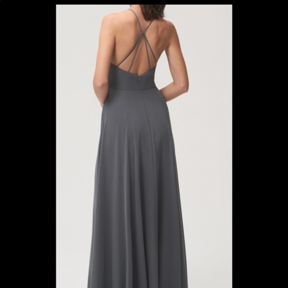 Jenny Yoo Kayla dress Denmark blue - Picture 2 of 7